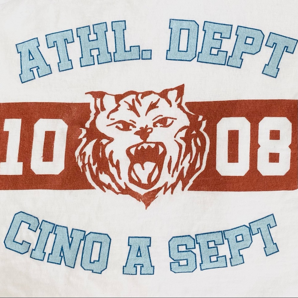 NWOT: CINQ A SEPT | Logo Varsity T-Shirt
